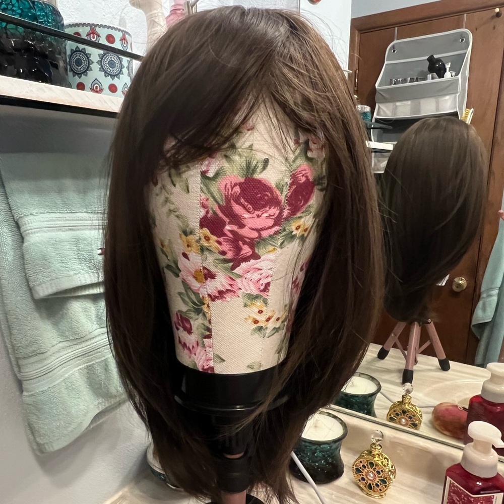 JB Extension “scalpiana “ wig with bangs. New no tags